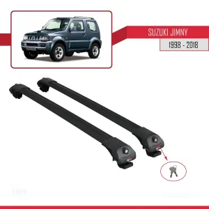 Suzuki Jimny 1998-2018 Arası ile uyumlu ACE-1 Ara Atkı Tavan Barı SİYAH thumb 4