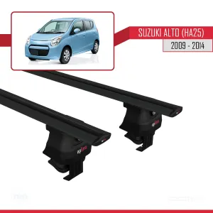 Suzuki Alto (HA25) 2009-2014 Arası ile uyumlu ACE-4 Ara Atkı Tavan Barı SİYAH thumb 4