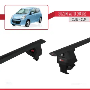 Suzuki Alto (HA25) 2009-2014 Arası ile uyumlu ACE-4 Ara Atkı Tavan Barı SİYAH thumb 5