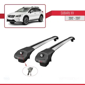 Subaru XV 2012-2017 Arası ile uyumlu ACE-1 Ara Atkı Tavan Barı GRİ thumb 4