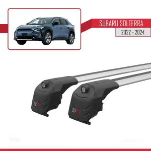 Subaru Solterra 2022 ve Sonrası ile uyumlu ACE-2 Ara Atkı Tavan Barı GRİ thumb 4