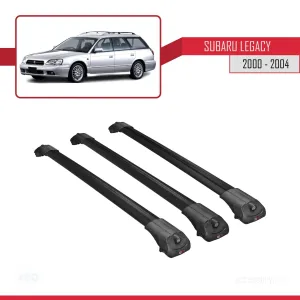 Subaru Legacy 2000-2004 Arası ile uyumlu ACE-1 Ara Atkı Tavan Barı SİYAH 3 ADET BAR thumb 3