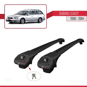 Subaru Legacy 2000-2004 Arası ile uyumlu ACE-1 Ara Atkı Tavan Barı SİYAH thumb 4