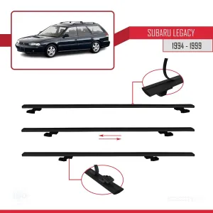 Subaru Legacy 1994-1999 Arası ile uyumlu Basic Model Ara Atkı Tavan Barı SİYAH 3 ADET thumb 5