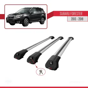 Subaru Forester 2013-2018 Arası ile uyumlu ACE-1 Ara Atkı Tavan Barı GRİ 3 ADET BAR thumb 4