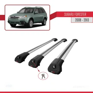 Subaru Forester 2008-2013 Arası ile uyumlu ACE-1 Ara Atkı Tavan Barı GRİ 3 ADET BAR thumb 4