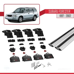 Subaru Forester (SF) 1997-2002 Arası ile uyumlu ACE-2 Ara Atkı Tavan Barı GRİ thumb 5