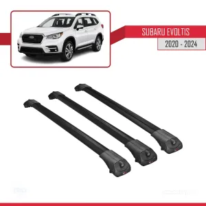 Subaru Evoltis 2020 ve Sonrası ile uyumlu ACE-1 Ara Atkı Tavan Barı SİYAH 3 ADET BAR thumb 3
