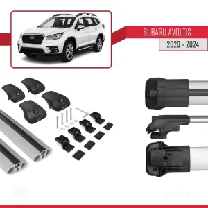 Subaru Evoltis 2020 ve Sonrası ile uyumlu ACE-1 Ara Atkı Tavan Barı GRİ thumb 5