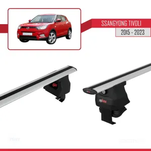 Ssangyong Tivoli 2015-2023 Arası ile uyumlu ACE-4 Ara Atkı Tavan Barı GRİ thumb 3