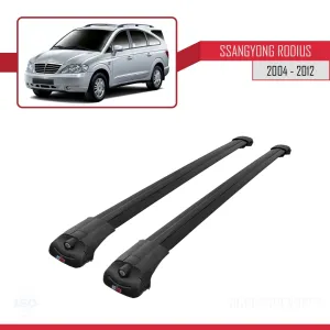 Ssangyong Rodius 2004-2012 Arası ile uyumlu ACE-1 Ara Atkı Tavan Barı SİYAH thumb 3