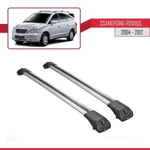 Ssangyong Rodius 2004-2012 Arası ile uyumlu ACE-1 Ara Atkı Tavan Barı GRİ thumb 3