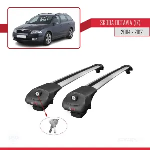 Skoda Octavia (1Z) 2004-2012 Arası ile uyumlu ACE-1 Ara Atkı Tavan Barı GRİ thumb 4