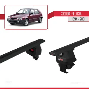 Skoda Felicia 1994-2001 Arası ile uyumlu ACE-4 Ara Atkı Tavan Barı SİYAH thumb 5