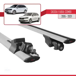 2015-2021 Arası ile uyumlu HOOK Model Anahtar Kilitli Ara Atkı Tavan Barı GRİ thumb 5