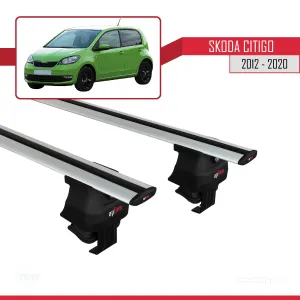 Skoda Citigo 2012-2020 Arası ile uyumlu ACE-4 Ara Atkı Tavan Barı GRİ thumb 2