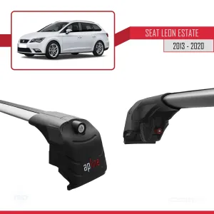 Seat Leon ST 2013-2020 Arası ile uyumlu ACE-2 Ara Atkı Tavan Barı GRİ thumb 4