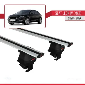 Seat Leon IV (MK4) 2020 ve Sonrası ile uyumlu ACE-4 Ara Atkı Tavan Barı GRİ thumb 3