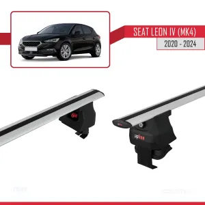 Seat Leon IV (MK4) 2020 ve Sonrası ile uyumlu ACE-4 Ara Atkı Tavan Barı GRİ thumb 4