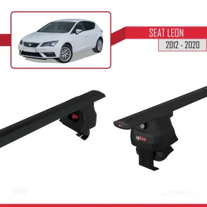 Seat Leon III (MK3) 2012-2020 Arası ile uyumlu ACE-4 Ara Atkı Tavan Barı SİYAH thumb 5