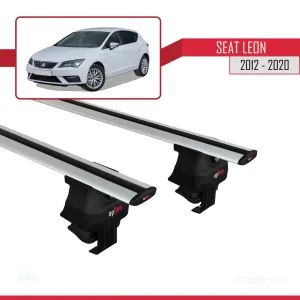 Seat Leon III (MK3) 2012-2020 Arası ile uyumlu ACE-4 Ara Atkı Tavan Barı GRİ thumb 2