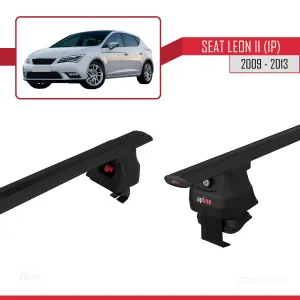 Seat Leon II (1P) 2009-2013 Arası ile uyumlu ACE-4 Ara Atkı Tavan Barı SİYAH thumb 5