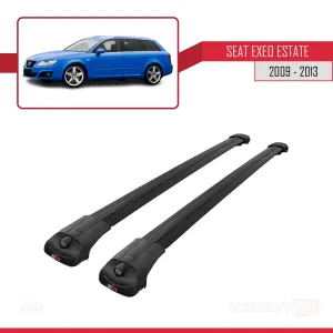 Seat Exeo 3R9 2009-2013 Arası ile uyumlu ACE-1 Ara Atkı Tavan Barı SİYAH thumb 3