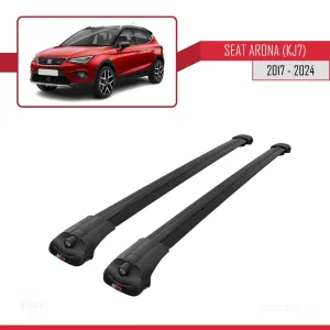 Seat Arona (KJ7) 2017 ve Sonrası ile uyumlu ACE-1 Ara Atkı Tavan Barı SİYAH thumb 3