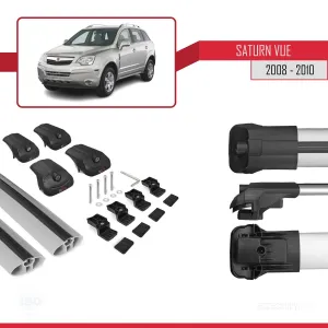 Saturn Vue Opel Antara 2008-2010 Arası ile uyumlu ACE-1 Ara Atkı Tavan Barı GRİ thumb 5