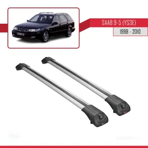 Saab 9-5 (YS3E) 1998-2010 Arası ile uyumlu ACE-1 Ara Atkı Tavan Barı GRİ thumb 3