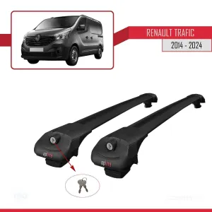 Renault Trafic 2014 ve Sonrası ile uyumlu ACE-1 Ara Atkı Tavan Barı SİYAH thumb 4