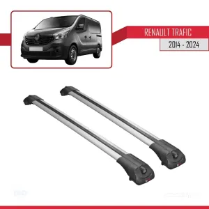 Renault Trafic 2014 ve Sonrası ile uyumlu ACE-1 Ara Atkı Tavan Barı GRİ thumb 3