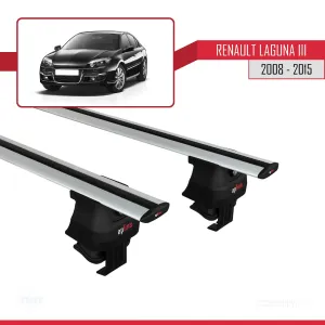 Renault Laguna III 2008-2015 Arası ile uyumlu ACE-4 Ara Atkı Tavan Barı GRİ thumb 2