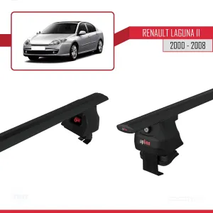 Renault Laguna II 2000-2008 Arası ile uyumlu ACE-4 Ara Atkı Tavan Barı SİYAH thumb 5