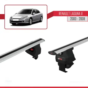 Renault Laguna II 2000-2008 Arası ile uyumlu ACE-4 Ara Atkı Tavan Barı GRİ thumb 5