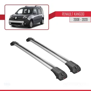 Renault Kangoo 2008-2020 Arası ile uyumlu ACE-1 Ara Atkı Tavan Barı GRİ thumb 3