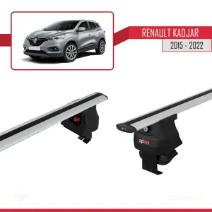 Renault Kadjar 2015-2022 Arası ile uyumlu ACE-4 Ara Atkı Tavan Barı GRİ thumb 3