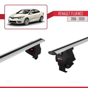 Renault Fluence 2016-2020 Arası ile uyumlu ACE-4 Ara Atkı Tavan Barı GRİ thumb 5