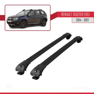 Renault Duster (HS) 2014-2017 Arası ile uyumlu ACE-1 Ara Atkı Tavan Barı SİYAH thumb 3