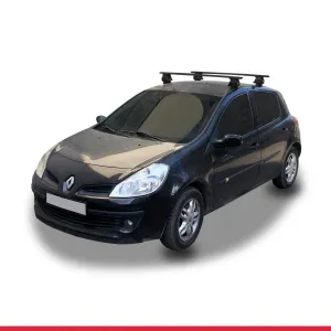 Renault Clio III 2006-2012 Arası ile uyumlu ACE-4 Ara Atkı Tavan Barı SİYAH thumb 3