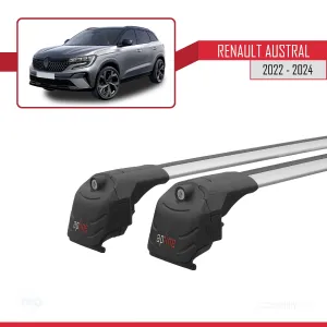 Renault Austral 2022 ve Sonrası ile uyumlu ACE-2 Ara Atkı Tavan Barı GRİ thumb 4