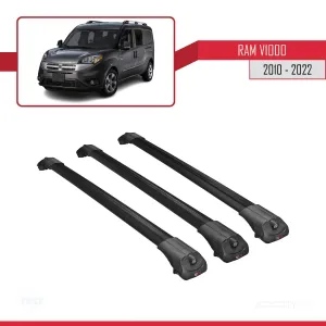 Ram V1000 2010-2022 Arası ile uyumlu ACE-1 Ara Atkı Tavan Barı SİYAH 3 ADET BAR thumb 3