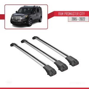 Ram Promaster City 2015-2022 Arası ile uyumlu ACE-1 Ara Atkı Tavan Barı GRİ 3 ADET BAR thumb 3