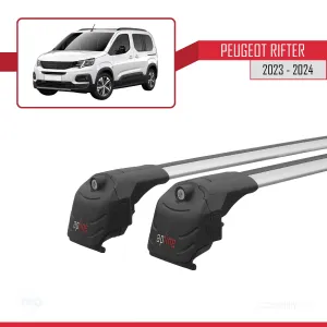 Peugeot Rifter 2023 ve Sonrası ile uyumlu ACE-2 Ara Atkı Tavan Barı GRİ thumb 4