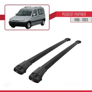 Peugeot Partner 1996-2003 Arası ile uyumlu ACE-1 Ara Atkı Tavan Barı SİYAH thumb 3