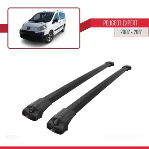 Peugeot Expert 2007-2017 Arası ile uyumlu ACE-1 Ara Atkı Tavan Barı SİYAH thumb 3
