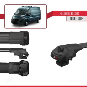 Peugeot Boxer 2006 ve Sonrası ile uyumlu ACE-1 Ara Atkı Tavan Barı SİYAH 4 ADET BAR thumb 5