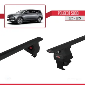 Peugeot 5008 2021 ve Sonrası ile uyumlu ACE-4 Ara Atkı Tavan Barı SİYAH thumb 5