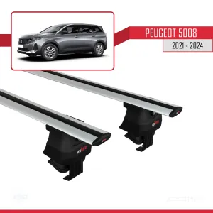 Peugeot 5008 2021 ve Sonrası ile uyumlu ACE-4 Ara Atkı Tavan Barı GRİ thumb 4