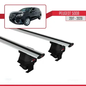 Peugeot 5008 2017-2020 Arası ile uyumlu ACE-4 Ara Atkı Tavan Barı GRİ thumb 4